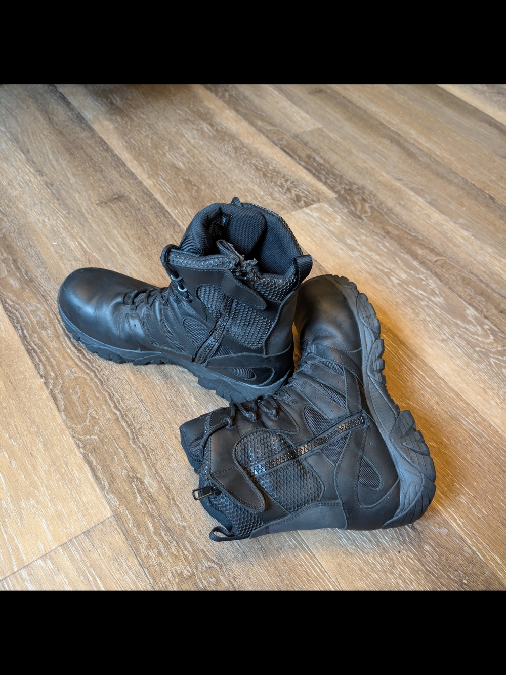 Merrell J17555 Black Moab 2, 8" Tactical Response  Composite Toe Work Boots